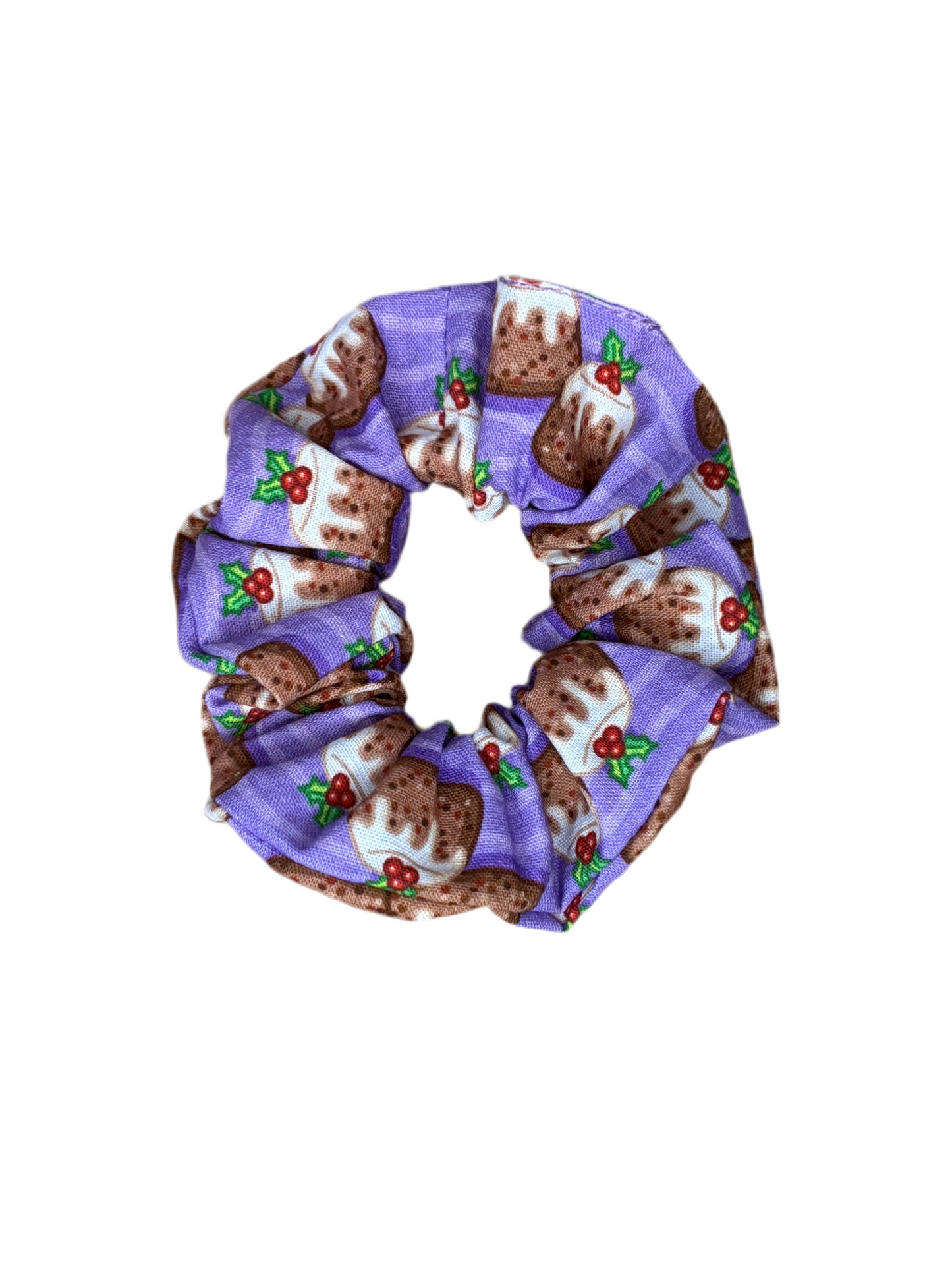 Purple Pudding Scrunchie