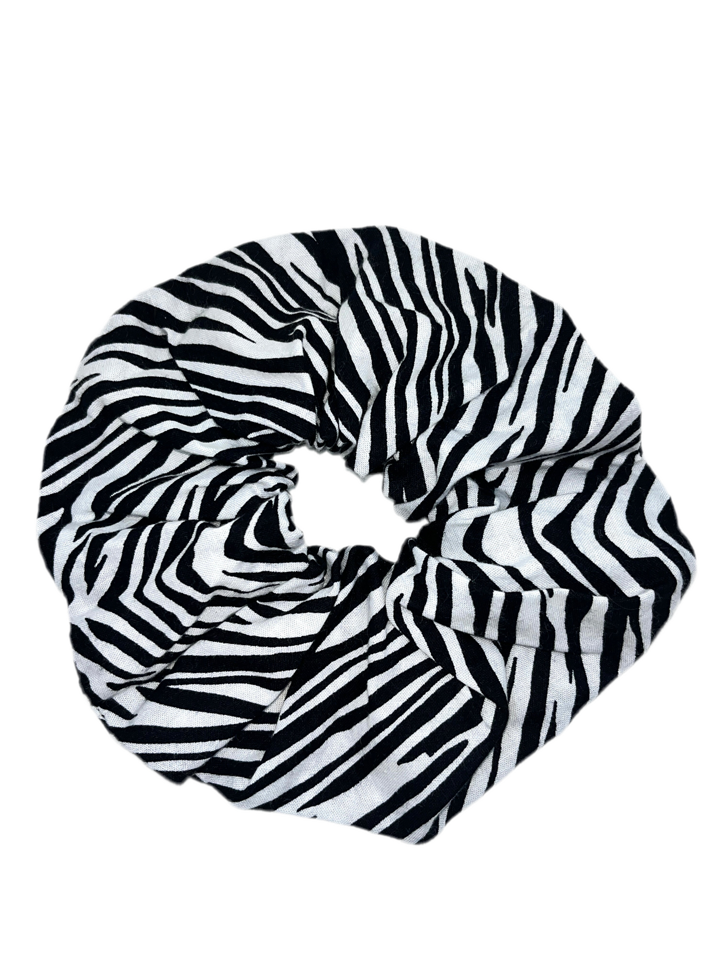 Zebra Wide Scrunchie