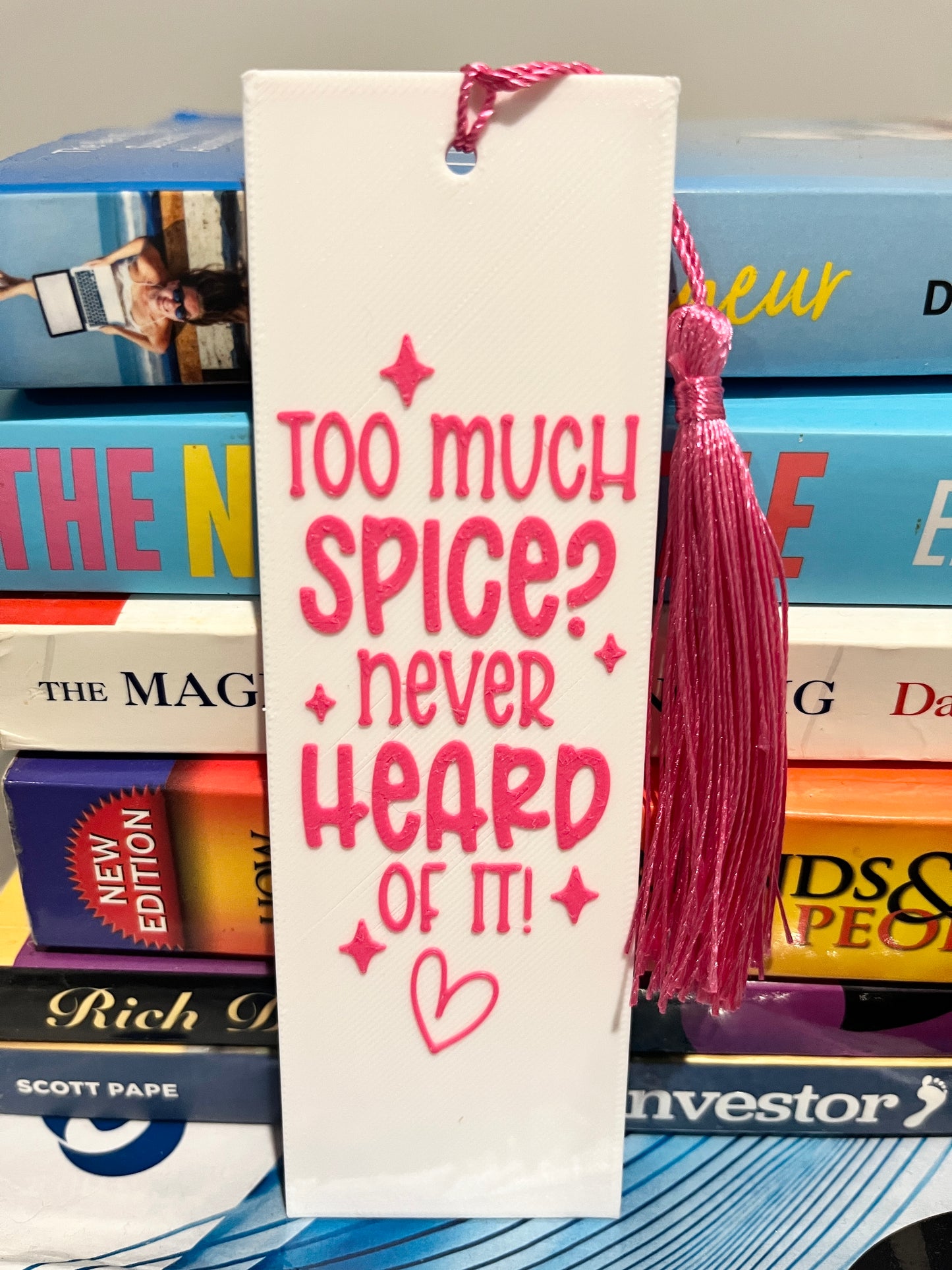 Too Much Spice Bookmark