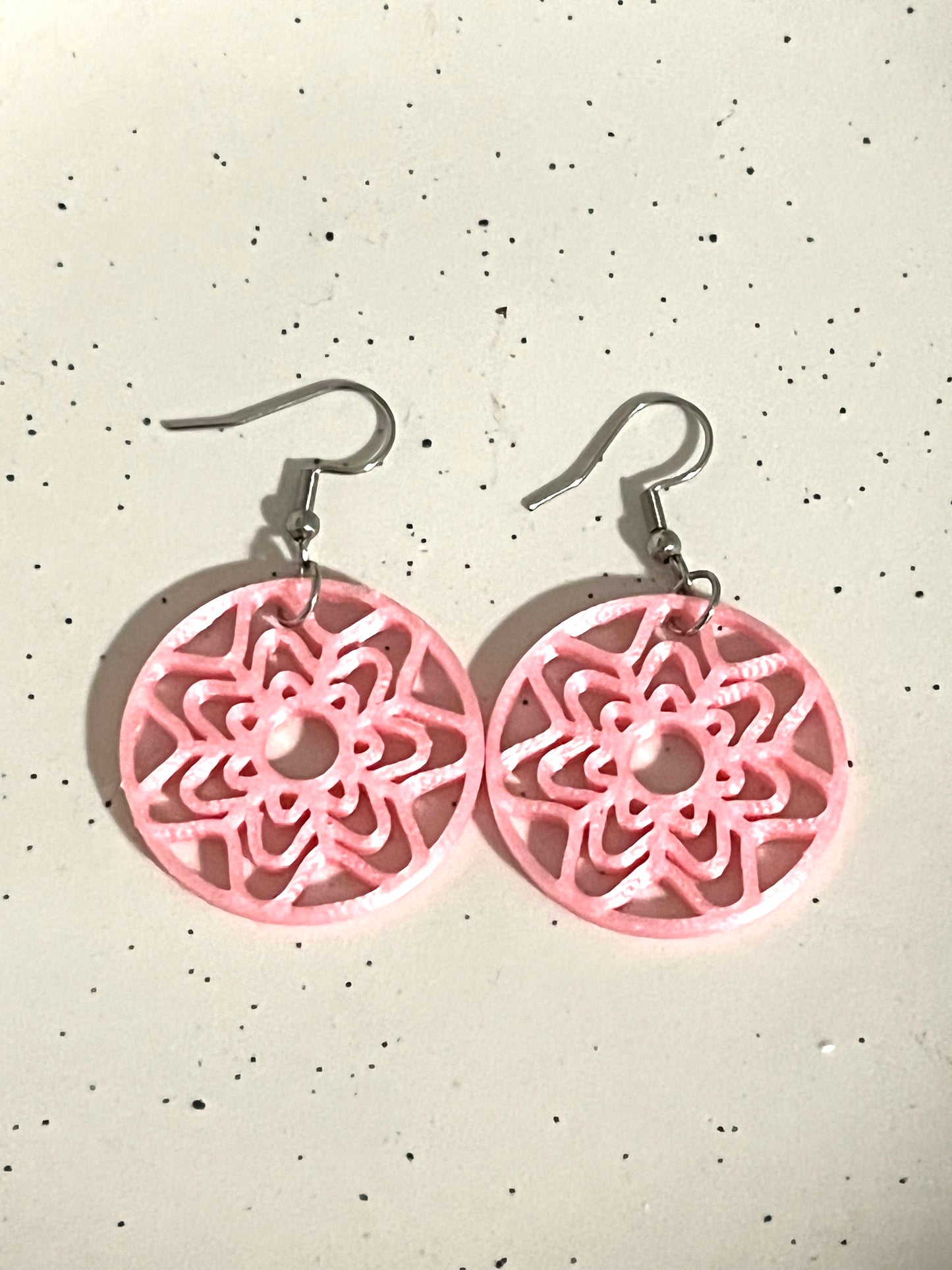 Ditsy Flower Dangles Pink