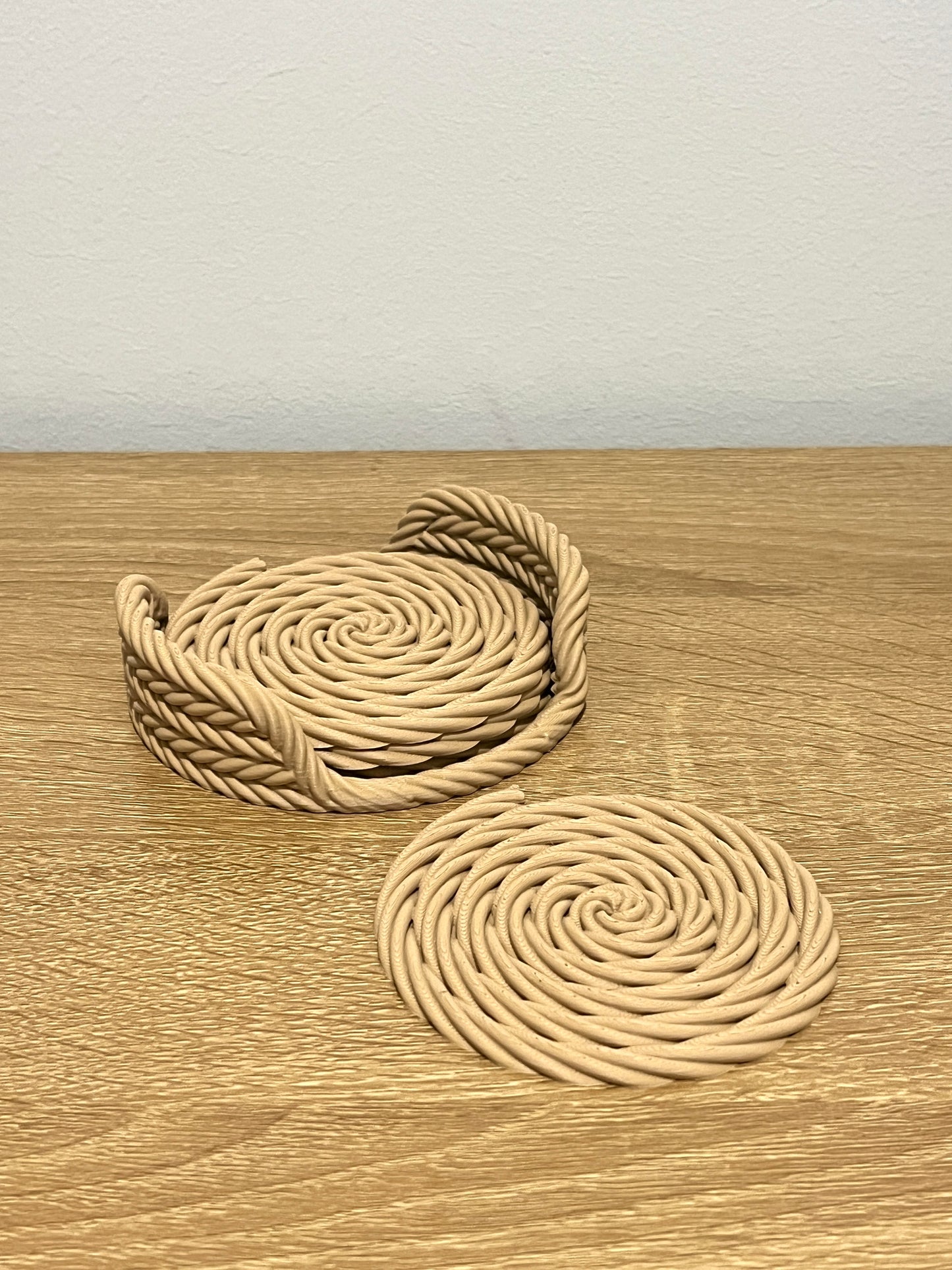 Rope Coasters with Holder