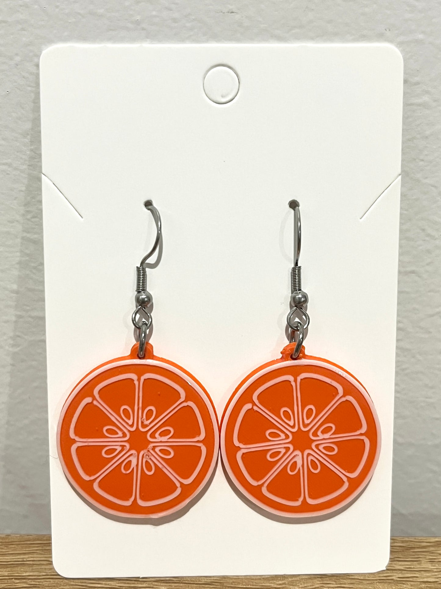 Orange Slice Earrings