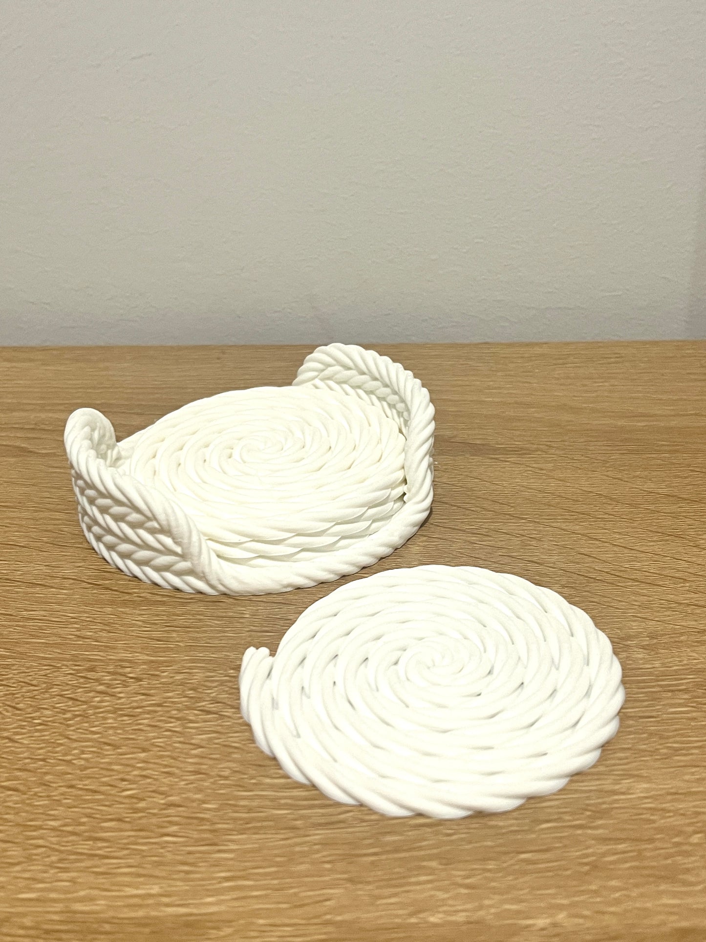 Rope Coasters with Holder