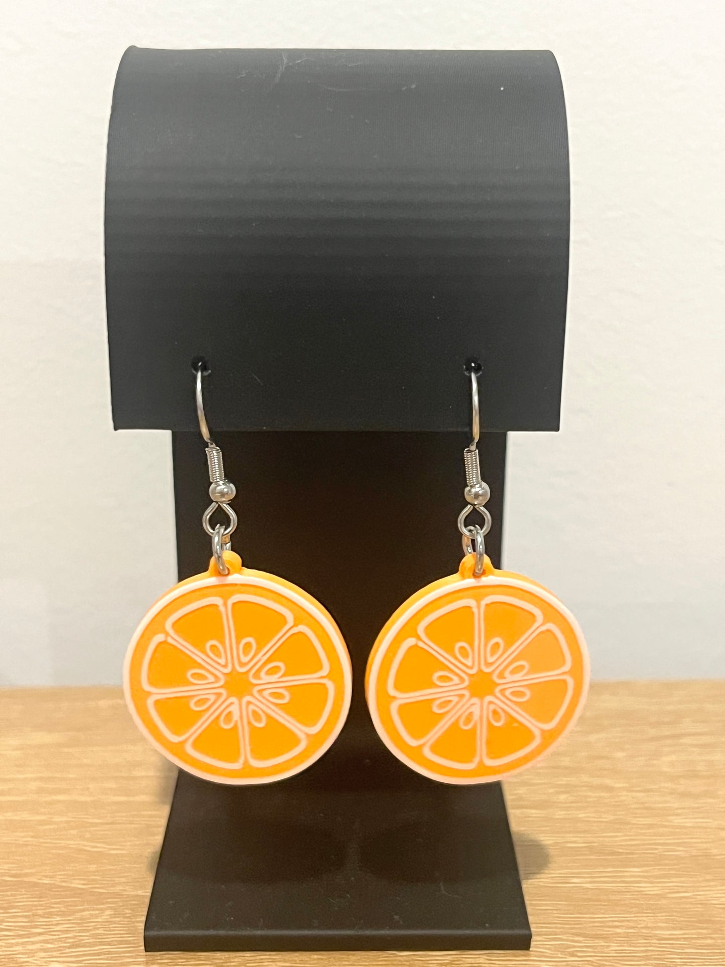 Mandarin Slice Earrings