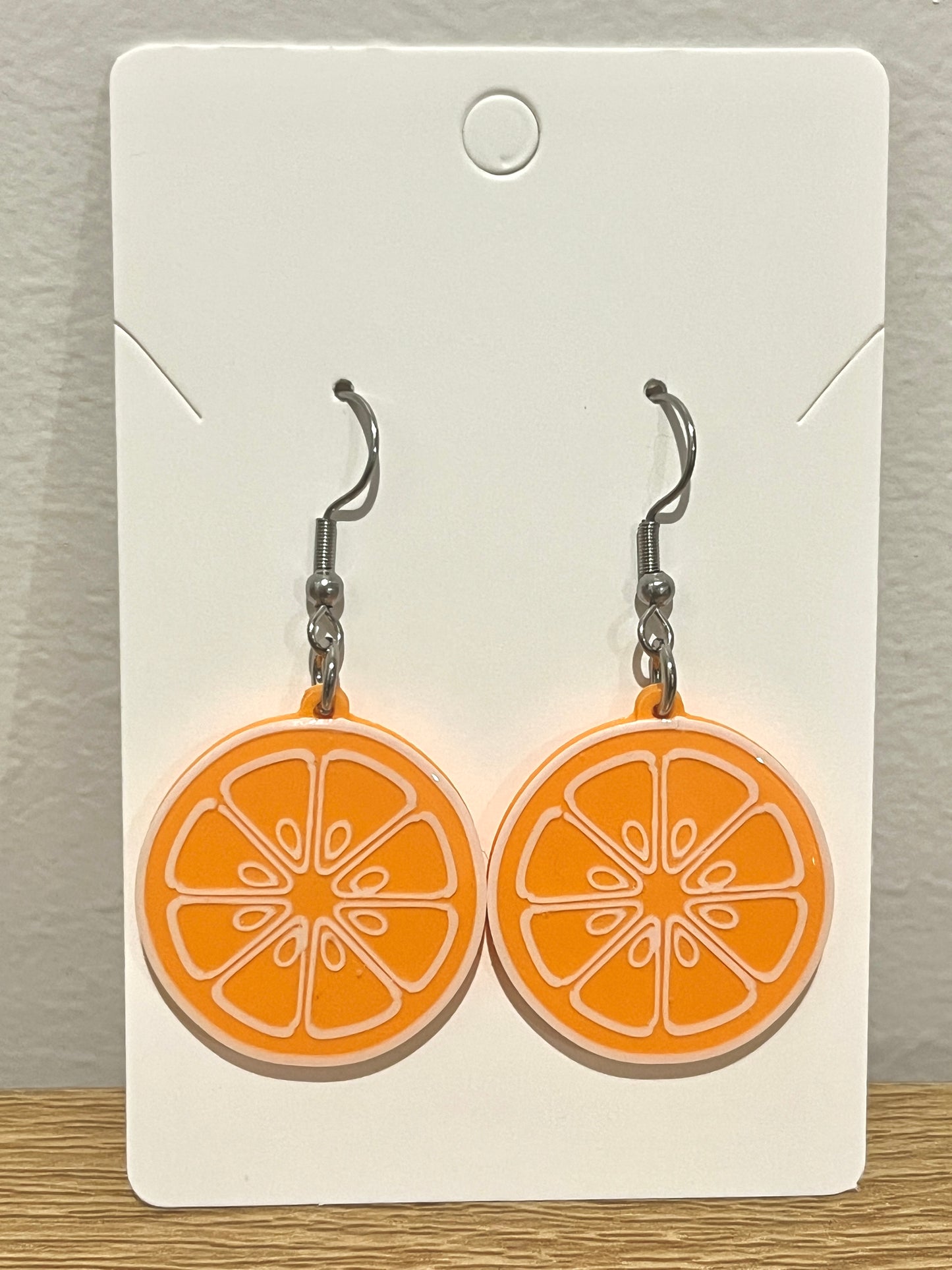 Mandarin Slice Earrings