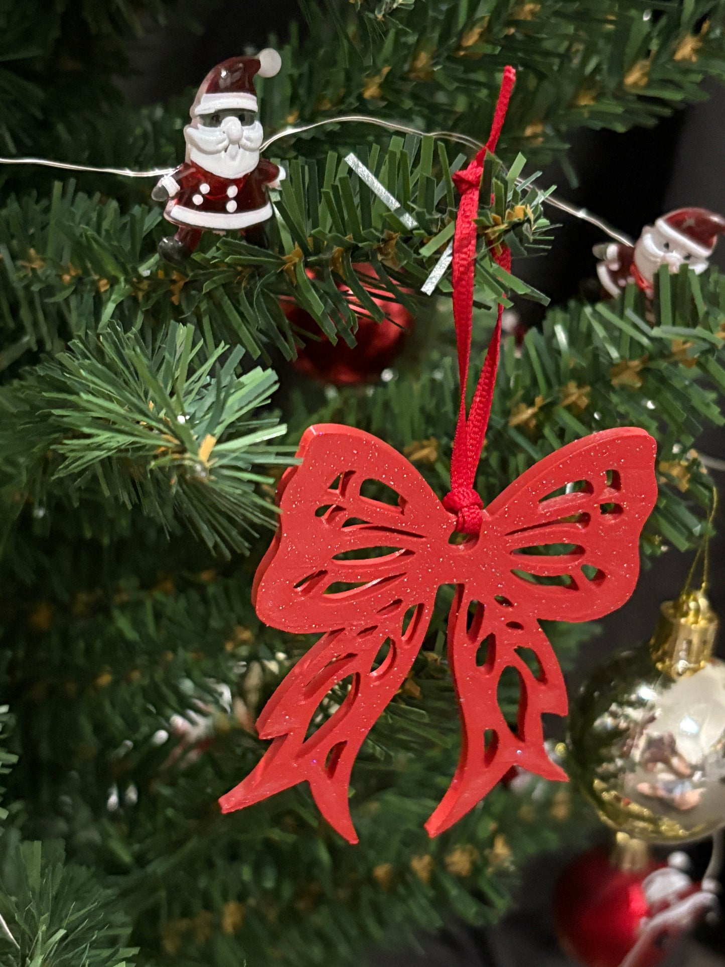 Christmas Bow Ornament