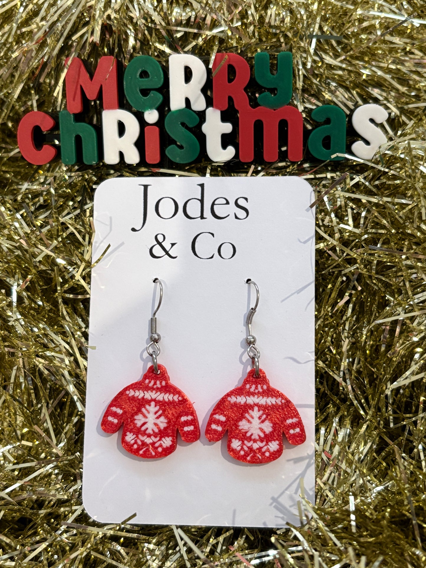 Ugly Sweater Earrings