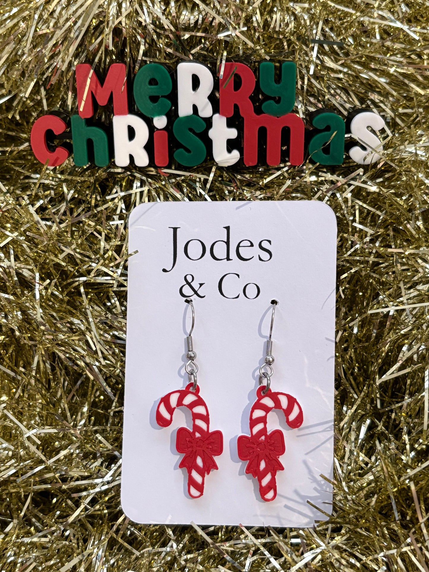 Candy Cane Earrings
