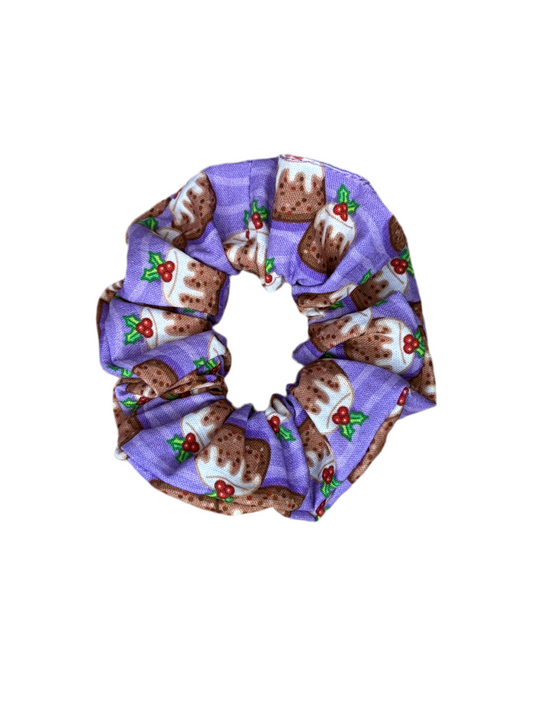 Purple Pudding Scrunchie