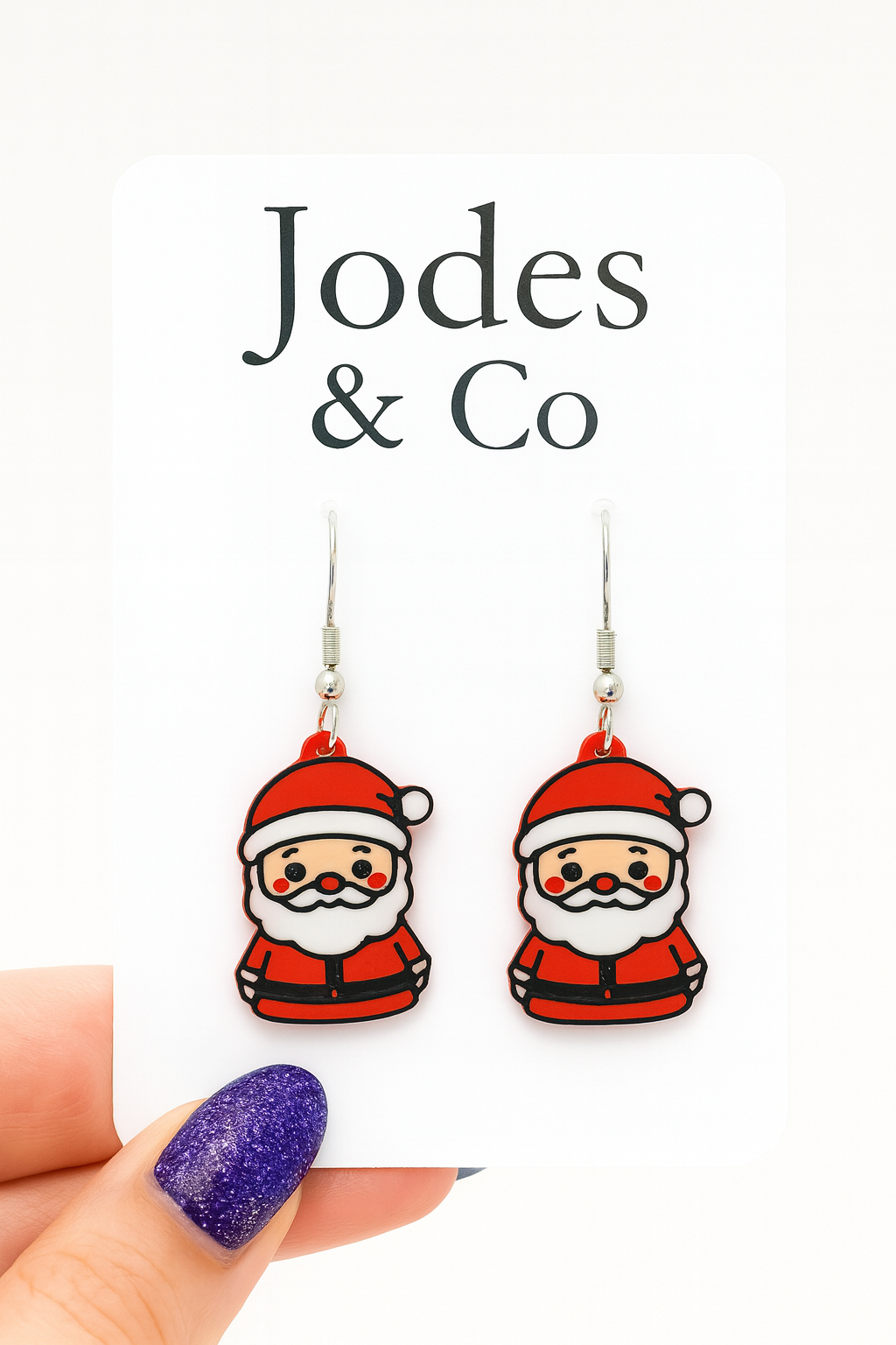 Santa Earrings