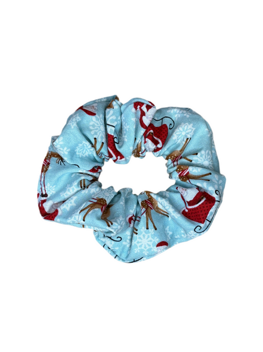 Santa Reindeer Scrunchie