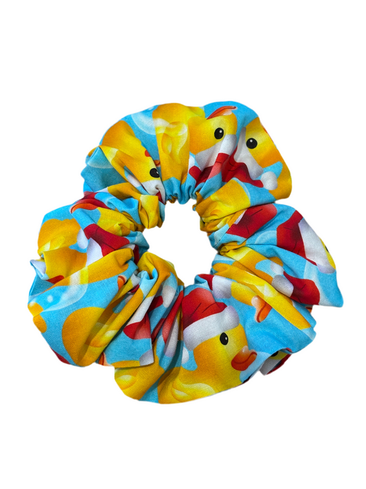 Christmas Ducks Large Scrunchie