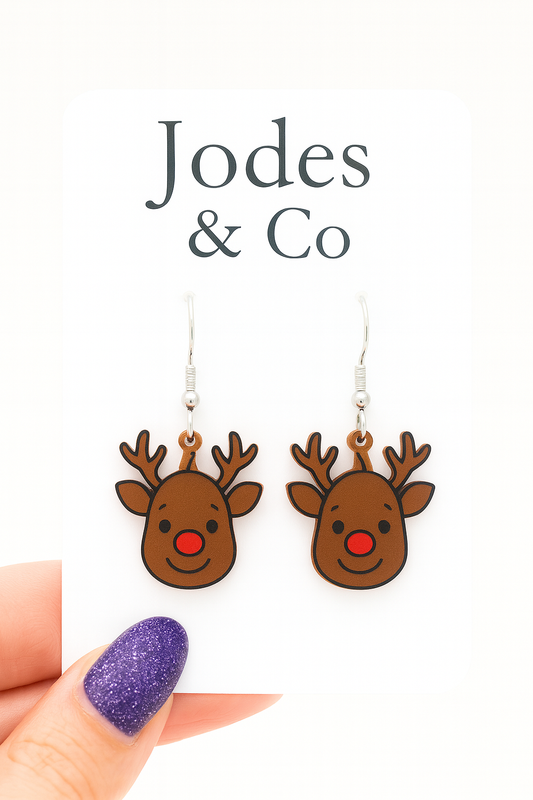 Rudolph Earrings