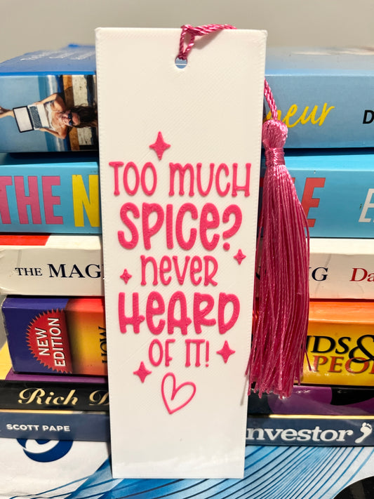 Too Much Spice Bookmark