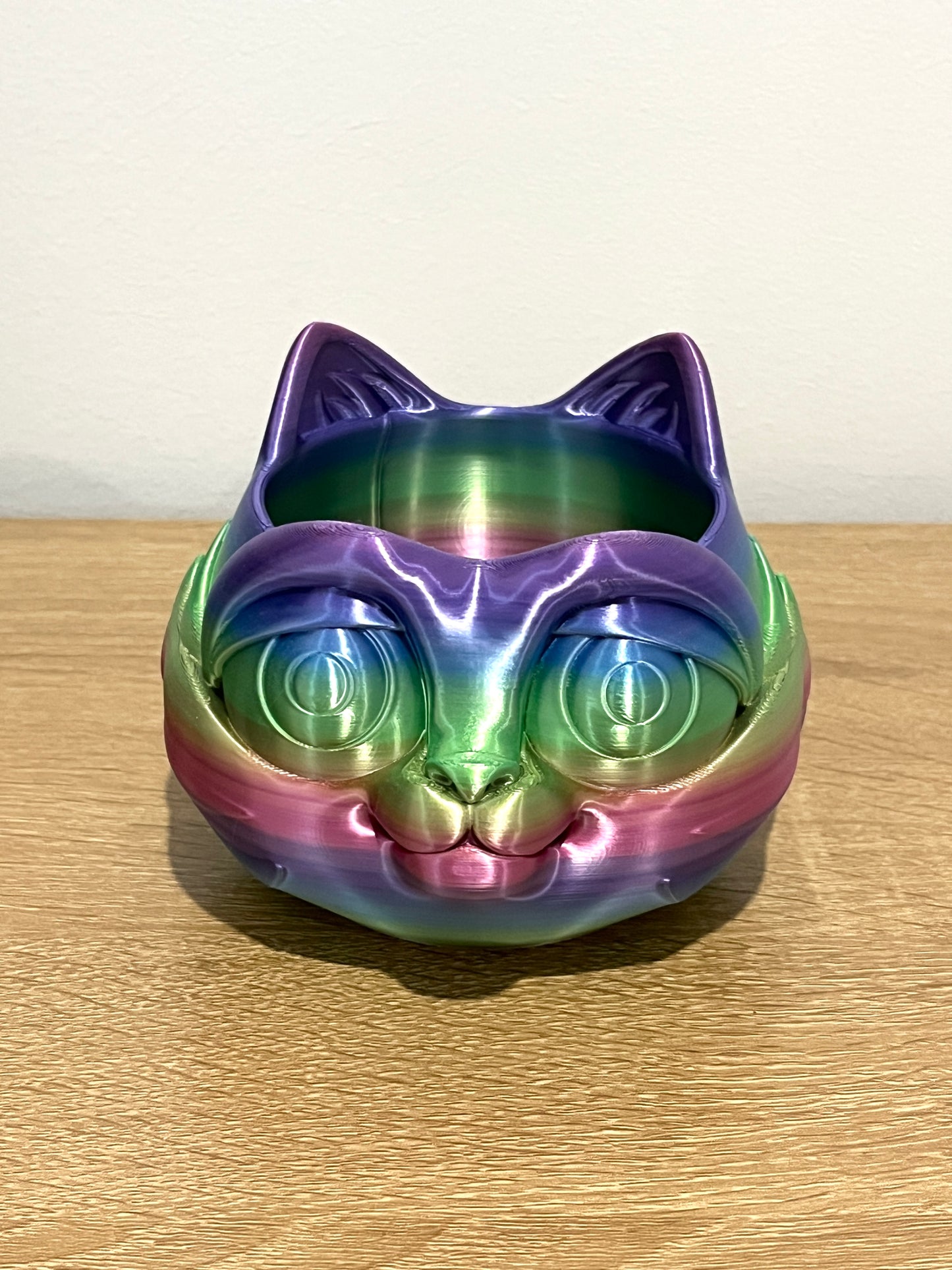 Cat Planter - Rainbow