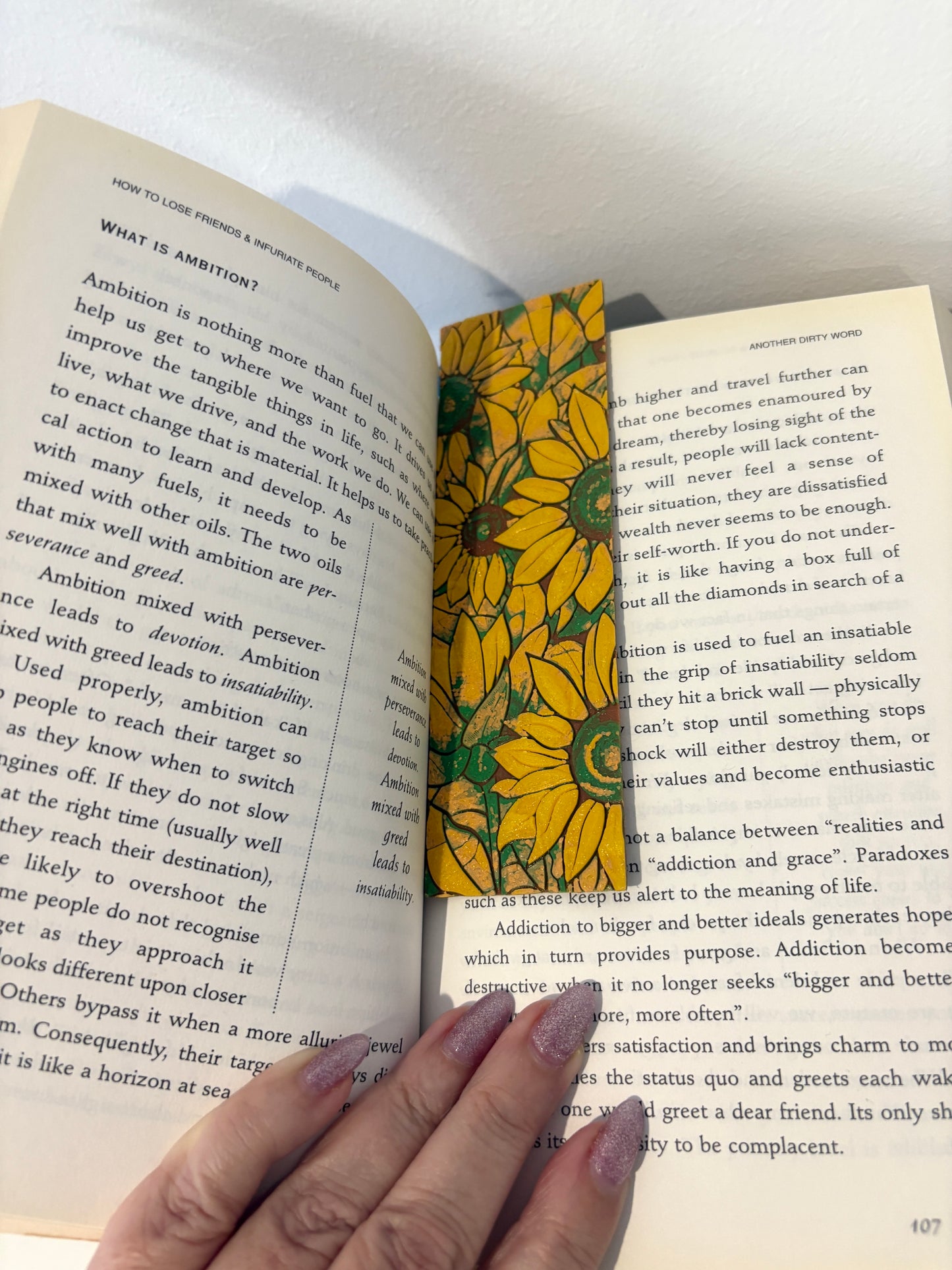 Sunflower Bookmark