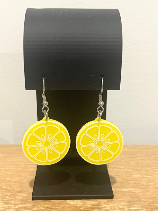 Lemon Slice Earrings