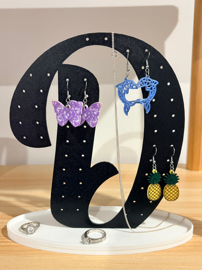 Letter Earring Stand