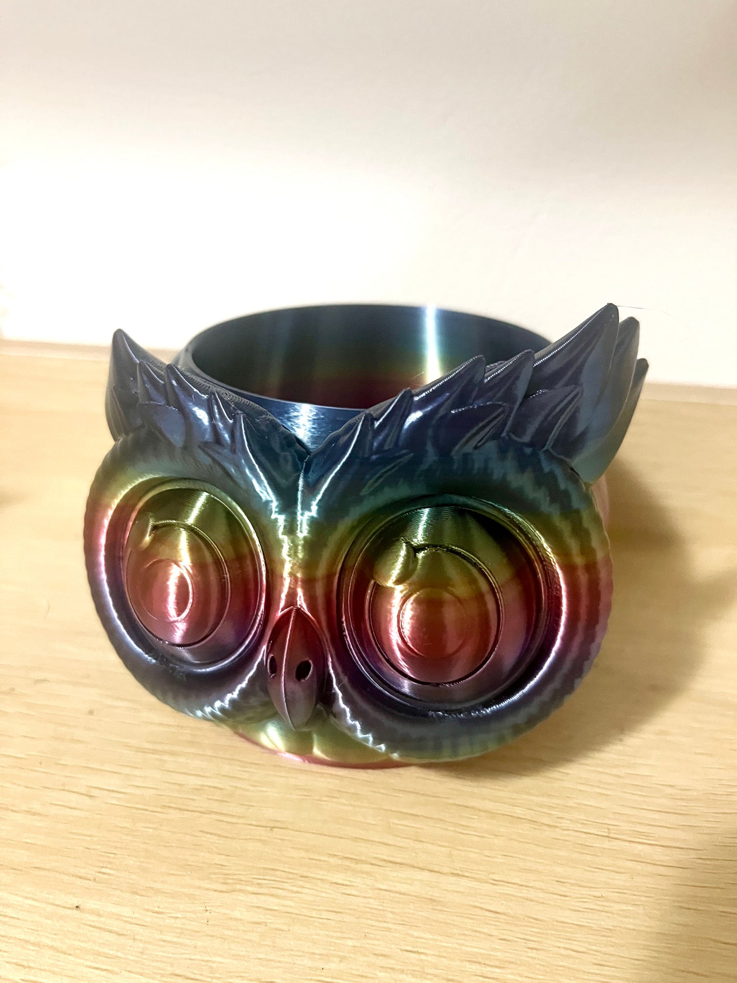 Owl Planter Rainbow