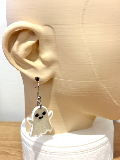 Mini Ghost Earrings
