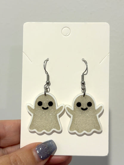 Mini Ghost Earrings