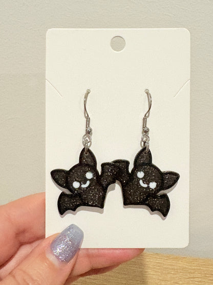 Spooky Bat Earrings