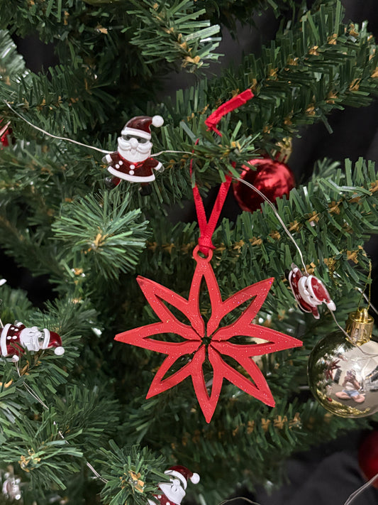 Sparkly Christmas Star Ornament