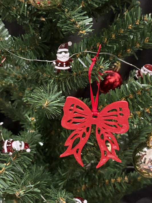 Christmas Bow Ornament