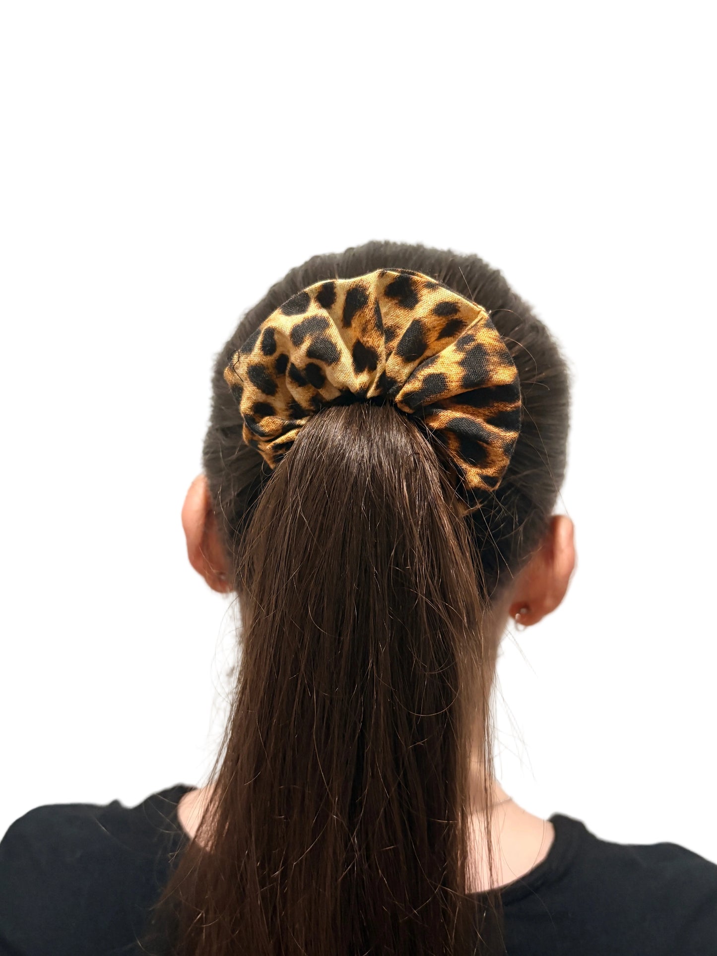 Leopard Print Scrunchie