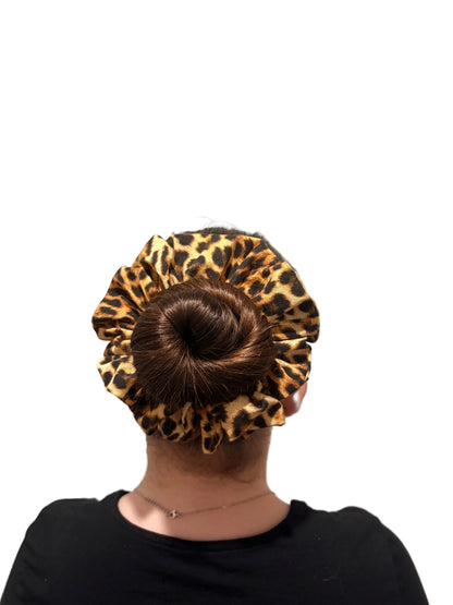 Leopard Print Large Scrunchie