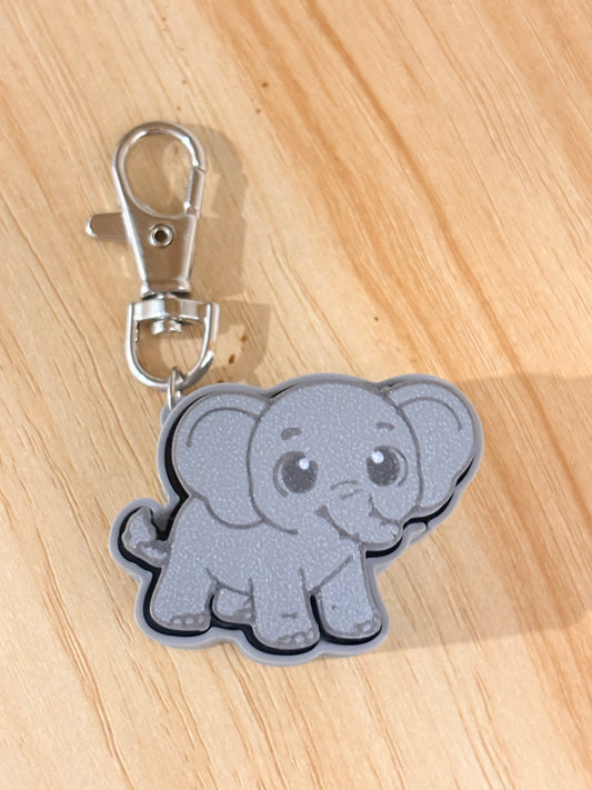 Elephant Clicker Keyring