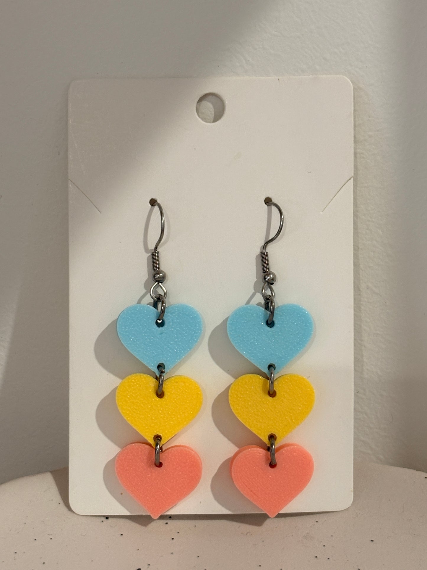 Heart Trio Earrings