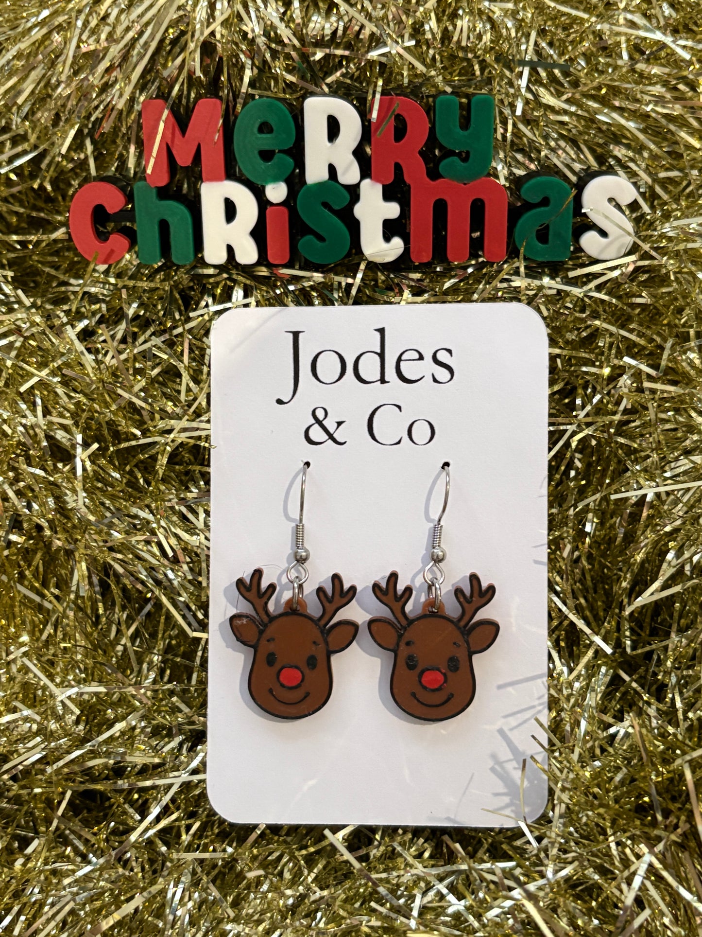 Rudolph Earrings